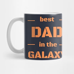 Best Dad in The Galaxy - Gift - Vintage Summer Mug